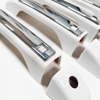 Door Handle Cover for Mahindra Scorpio N 2022 Onwards – Chrome White