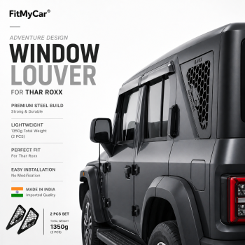 FitMyCar® Steel Adventure Window Louvers - Thar Roxx