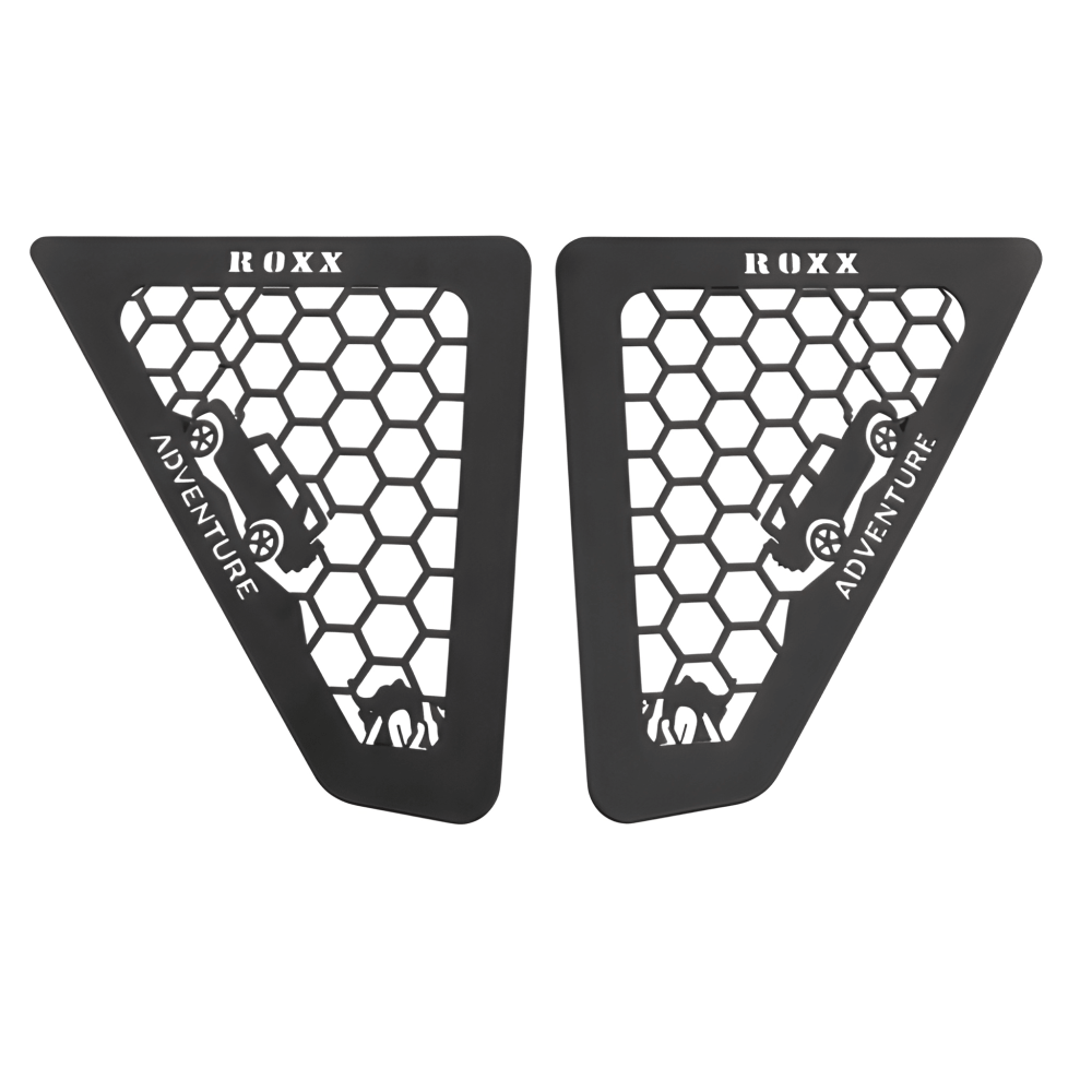FitMyCar® Adventure Steel Quarter Glass Window Louvers - Thar ROXX