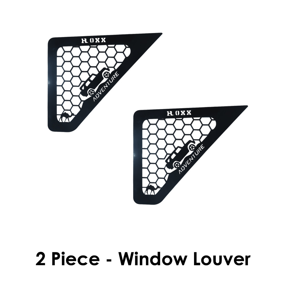 FitMyCar® Adventure Steel Quarter Glass Window Louvers - Thar ROXX