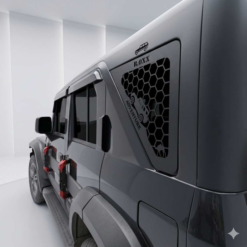 FitMyCar® Adventure Steel Quarter Glass Window Louvers - Thar ROXX